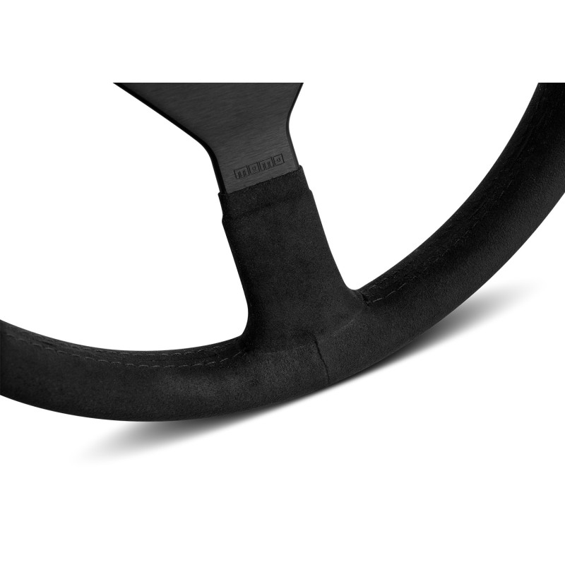 MOMO Montecarlo Black Microfibre Steering Wheel